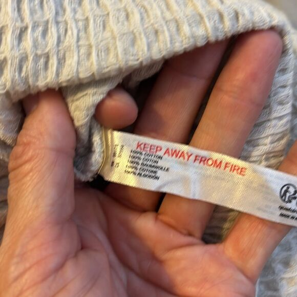 Free People NWT Pull Me In Romper. Color:Pebble. Size: M - Picture 7 of 7